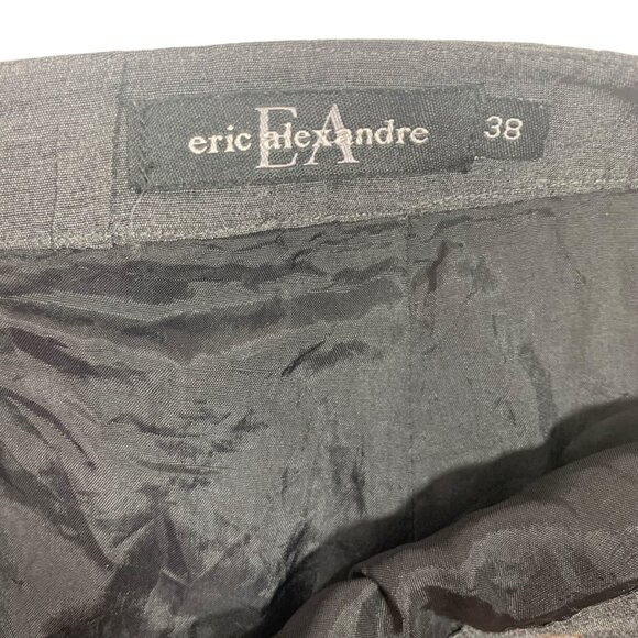 Asymmetrical textured skirt dark grey sz38  goth style ERIC ALEXANDRE - Picture 2 of 16